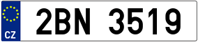 Truck License Plate